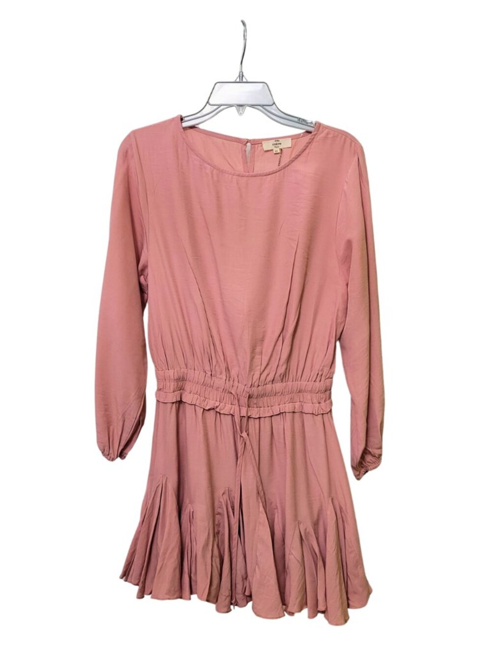 Long-Sleeve Ruffle Skort Romper - Dusty rose | Medium
